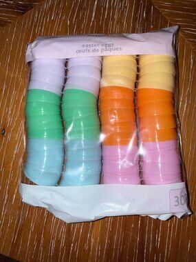 Creatology 30-Piece Multicolor Plastic Easter Eggs For Crafts Treats & Decoratio